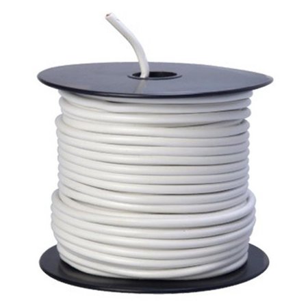 KEEN 55671423 100 ft. 12 Gauge Primary Wire - White KE2667819